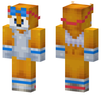 Tails Javier V2 Minecraft skin