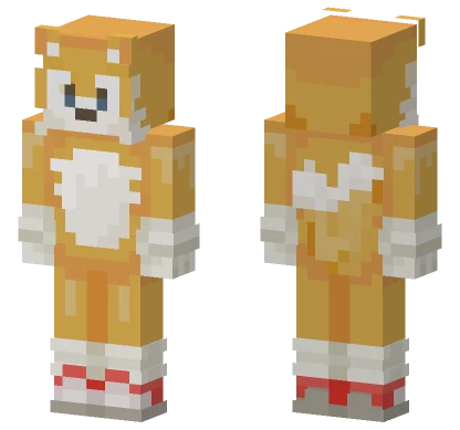 Tails The Fox Minecraft skin