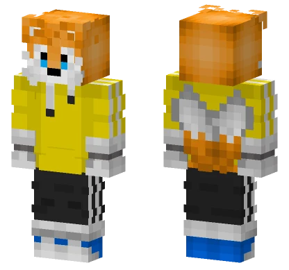 Tails The Fox Minecraft skin
