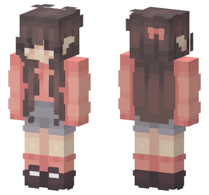 Takeaway Girl Minecraft skin