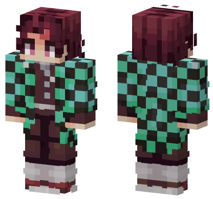 Tanjiro Kamado Minecraft skin
