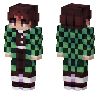 Tanjiro Kamado Minecraft skin