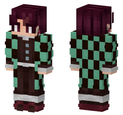 Tanjiro Kamado Minecraft skin