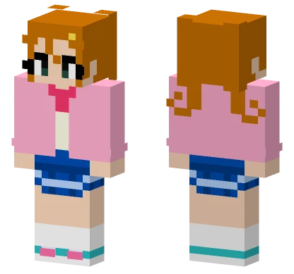 Tanpopo Girl Minecraft skin