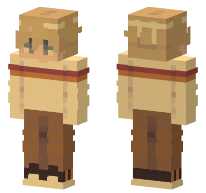 Target Block Persona Minecraft skin