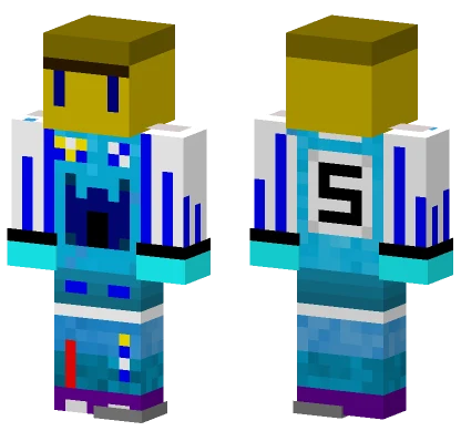 Tarnowfabiann Blue Creature Minecraft skin