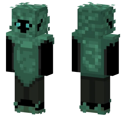 Teal Bush Fellow Minecraft skin