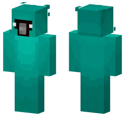 Teal Cardinal Minecraft skin