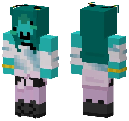 Teal Mage Robes Minecraft skin