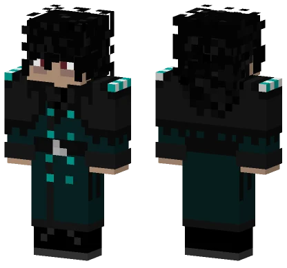 Tealest Vampire 3 Minecraft skin