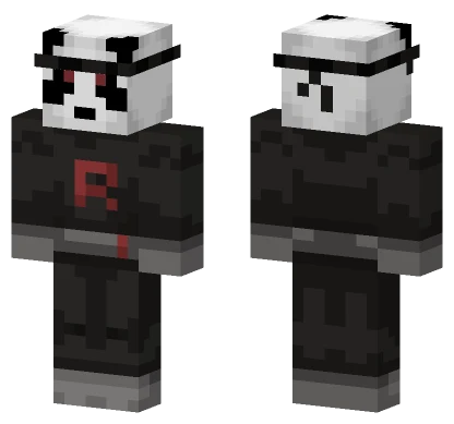 Team Rocket Panda Minecraft skin