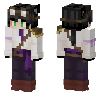 Techno Support Streamer Minecraft skin