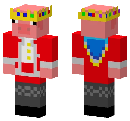 Technoblade Barebones Minecraft skin