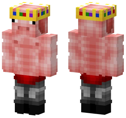 Technoblade But Shirtless Minecraft skin