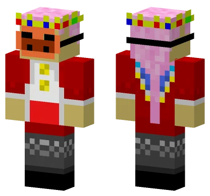 Technoblade Pig Mask Edition Minecraft skin