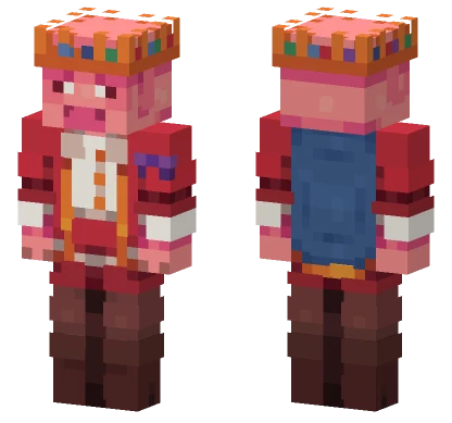 Technoblade Pig Skin Minecraft skin