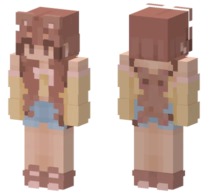 Teddy Bear Pajamas Minecraft skin