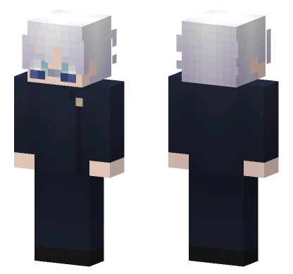 Teen Gojo Minecraft skin