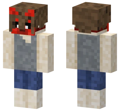 Teen Michael Afton Mask On Minecraft skin