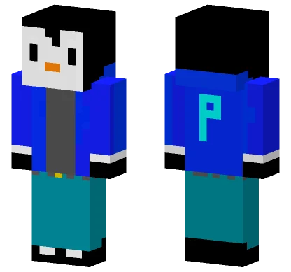 Teen Penguin Minecraft skin