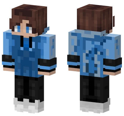 Teen That's Blue Minecraft skin