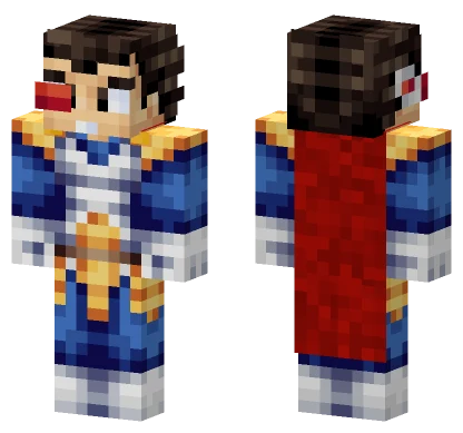 Teen Vegeta Minecraft skin