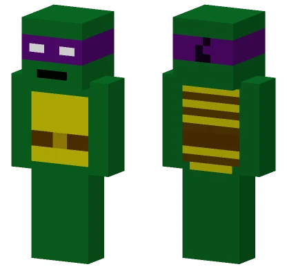 Teenage Mutant Ninja Turtle Donie Minecraft skin