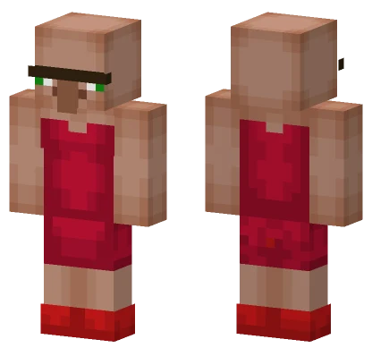 Terminator Villager X Minecraft skin