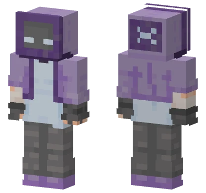 Terms Purple Hoodie Minecraft skin