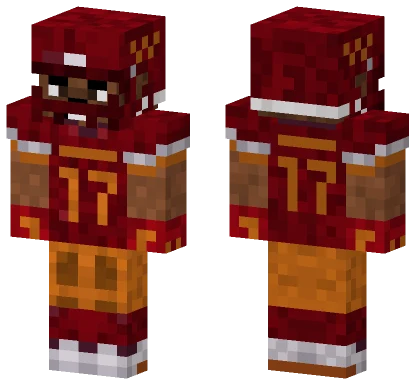 Terry McLaurin Football Skin Minecraft skin