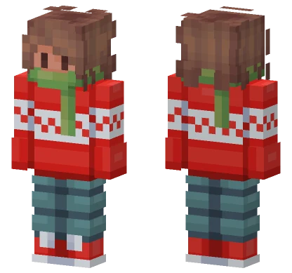 Test 4 Holiday Edition Minecraft skin