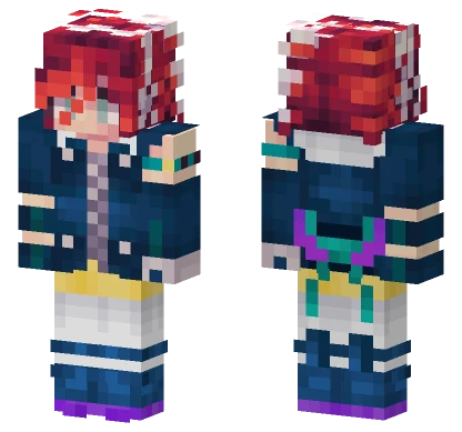 Teto Trainer Pokemon Minecraft skin
