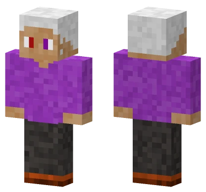 Textured Luna V2 Minecraft skin
