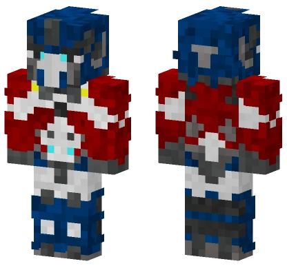 TFP Optimus Prime Minecraft skin