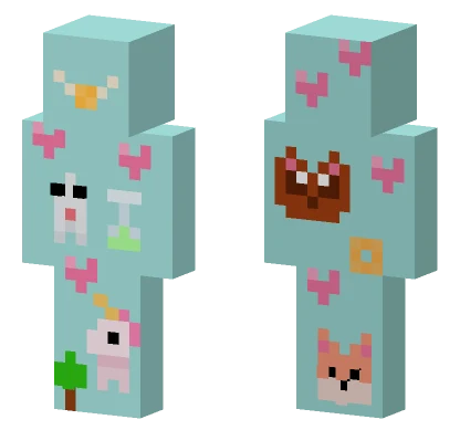 Thank You For 100 Follows Minecraft skin
