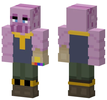 Thanos Infinity War Minecraft skin