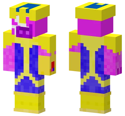 Thanos Skittle Skin Minecraft skin