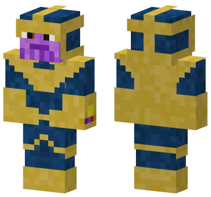 Thanos Without Glove Minecraft skin