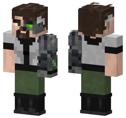 Thatalienguy Cyborg Minecraft skin