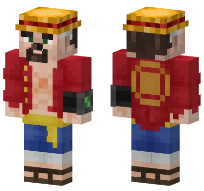 Thatalienguy Luffy Minecraft skin