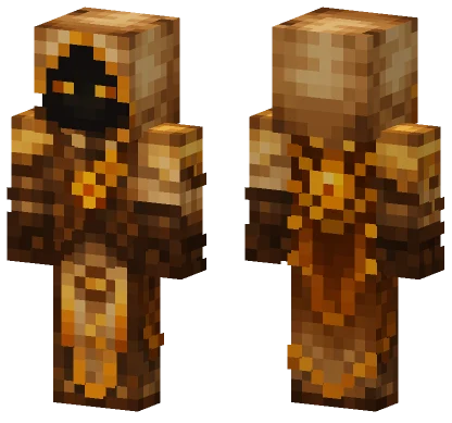 The Amber Wanderer Minecraft skin