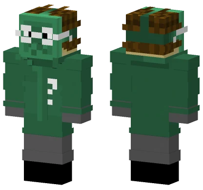 The Batman Riddler Minecraft skin