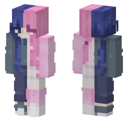 The Blue Sky Is Shy Minecraft skin