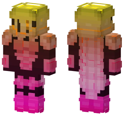 The Candy Knight Minecraft skin