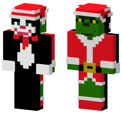 The Cat And The Grinch Minecraft skin