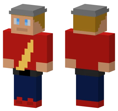 The Flash Jay Garrick Minecraft skin