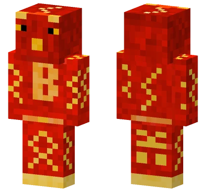 The Flash Pigeon Phinx Minecraft skin