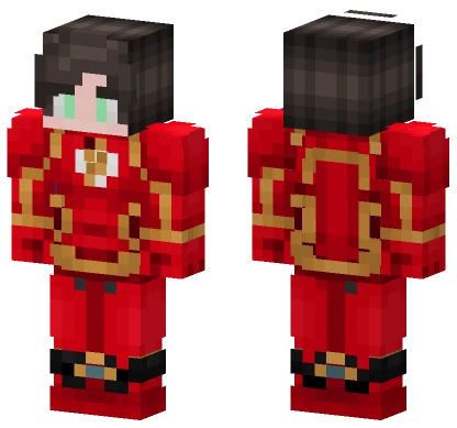 The Flash Suit Minecraft skin