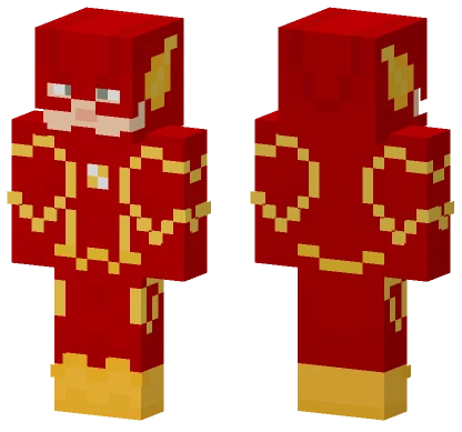The Flash Suit Minecraft skin