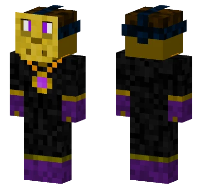 The Golden Lord Minecraft skin